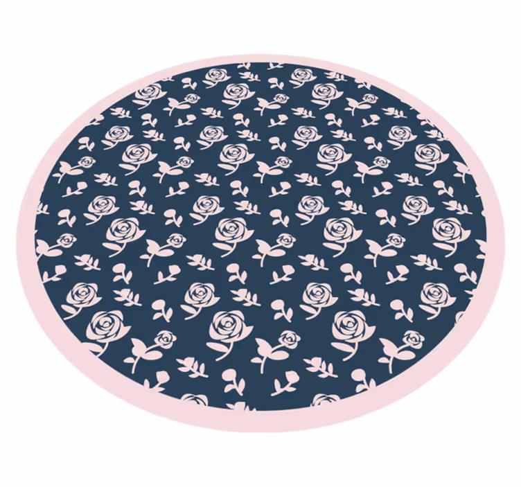 Vinylteppich Mosaik Whig rose teppich - TenStickers