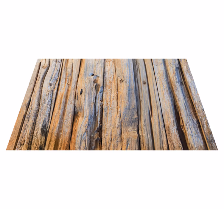 Vinylteppich Holz Holzprotokolle 3D textur - TenStickers