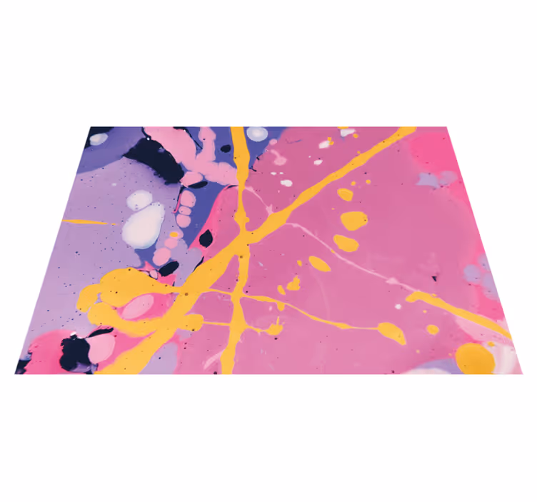 Vinyl Teppich Textur bunte abstrakte spritzer - TenStickers