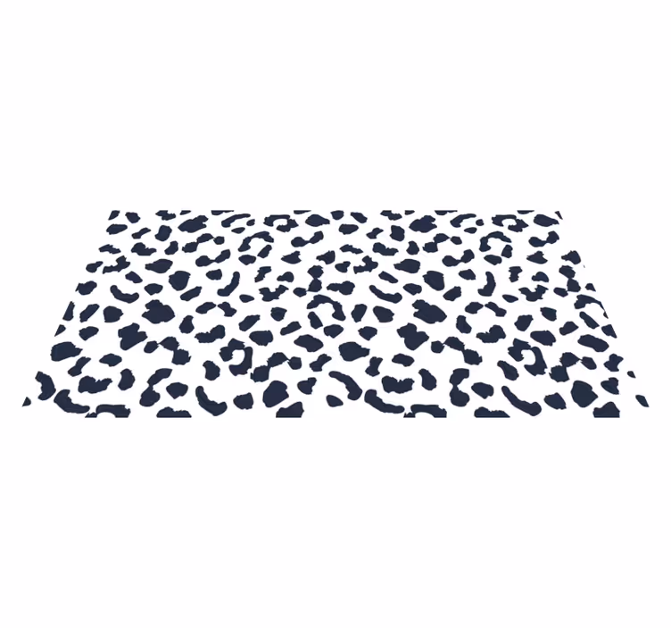 Vinyl teppich tiermuster leopardflecken druck - TenStickers