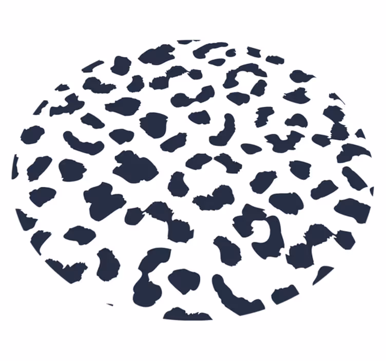 Vinyl teppich tiermuster im kuhfell design - TenStickers