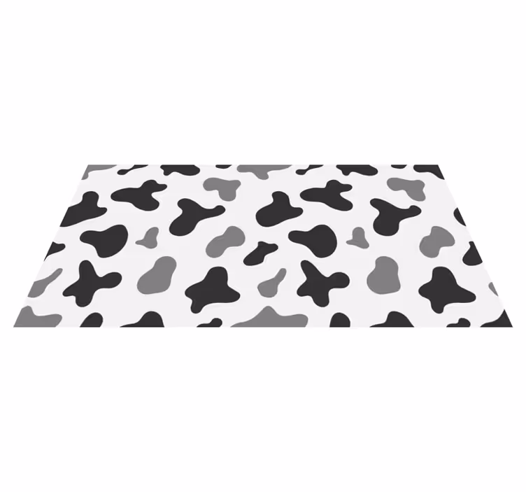 Vinyl Teppich Tiermuster kuhmusterdesign - TenStickers