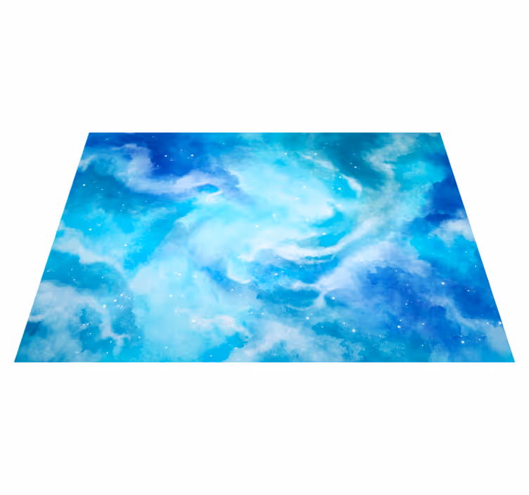 Vinyl Teppich Imitation himmlisches aquarell - TenStickers