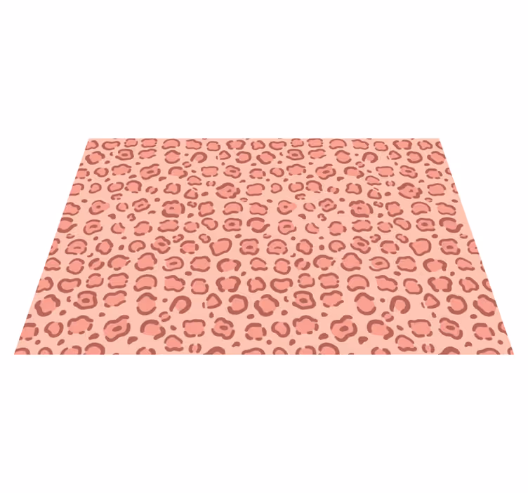 Vinyl Teppich Tiermuster leopardenpunkte - TenStickers
