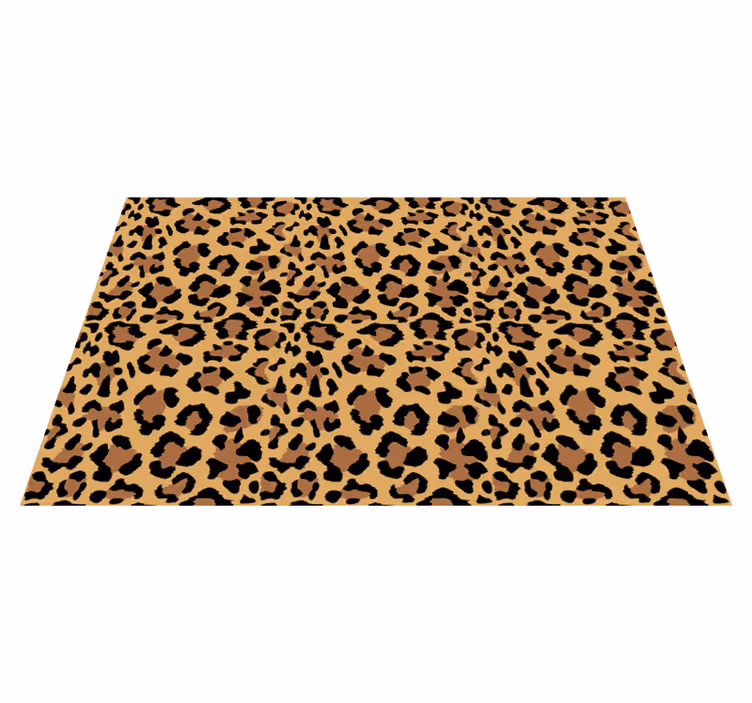 Vinyl Teppich Tiermuster leopardenmuster - TenStickers