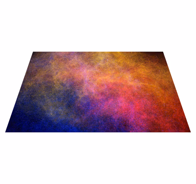 Vinyl Teppich Imitation lebendige farbexplosion - TenStickers