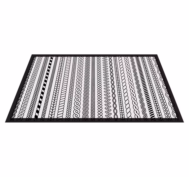 Vinylteppich geometrisch Geometrisches geflecht - TenStickers