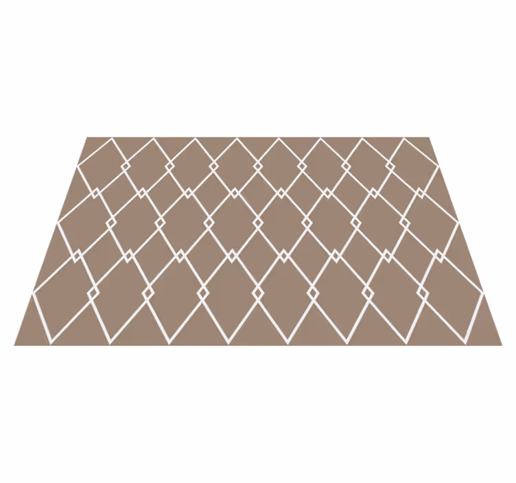 Vinyl Teppich Küche Geometrischer stil - TenStickers