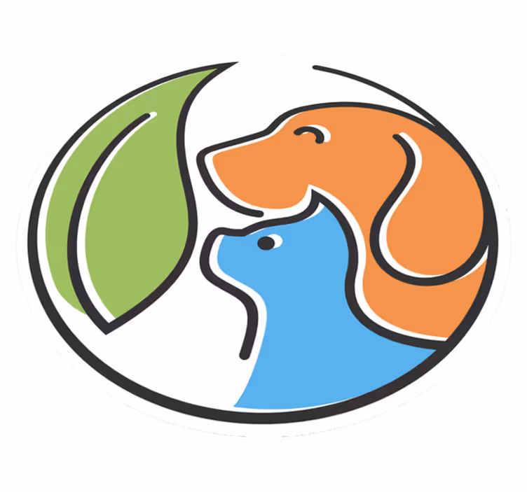 Vinyl Teppich Tiere abstrakte tiergesichter - TenStickers