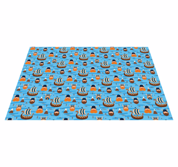 Vinyl Teppich Kinder spielerische piratenabenteuer - TenStickers