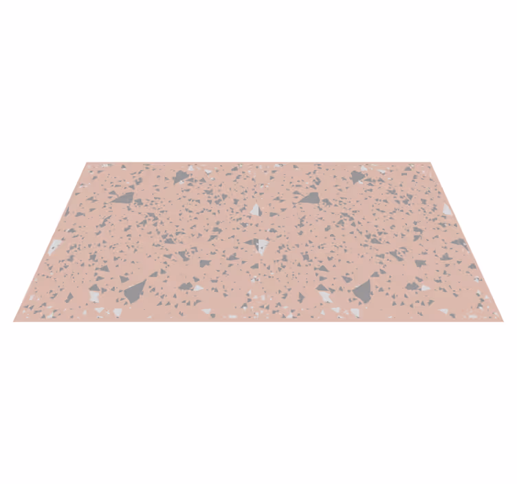 Vinyl Teppich Marmor rosa terrazzo-spritzer - TenStickers