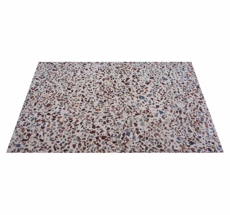 Vinylteppich Textur Terrazzograue farbe - TenStickers