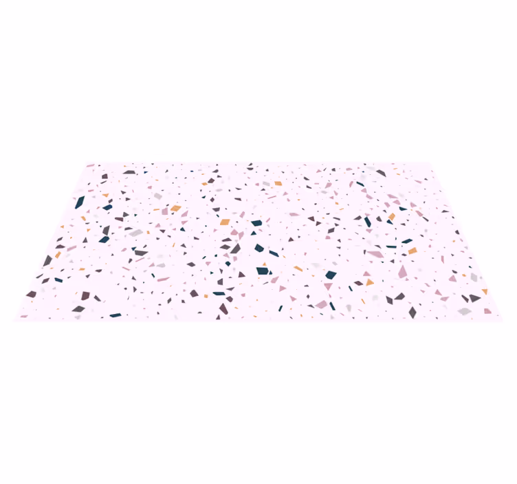 Vinyl Teppich Marmor bunte geometrische scherben - TenStickers