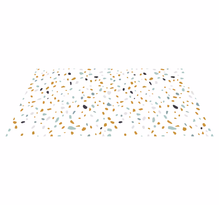 Vinyl Teppich Küche Terrazzo im nordischen Stil - TenStickers