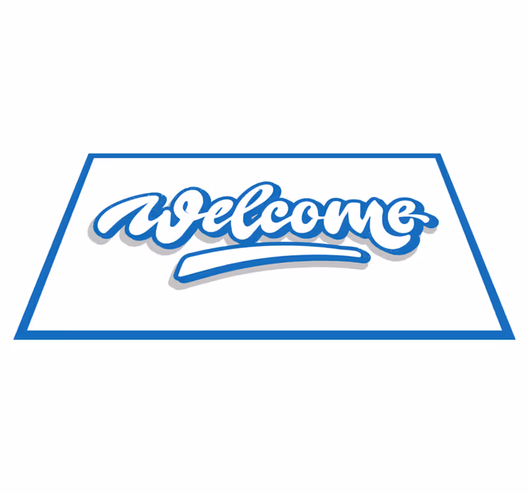 Vinyl Teppich Eingang willkommensgrußschild - TenStickers