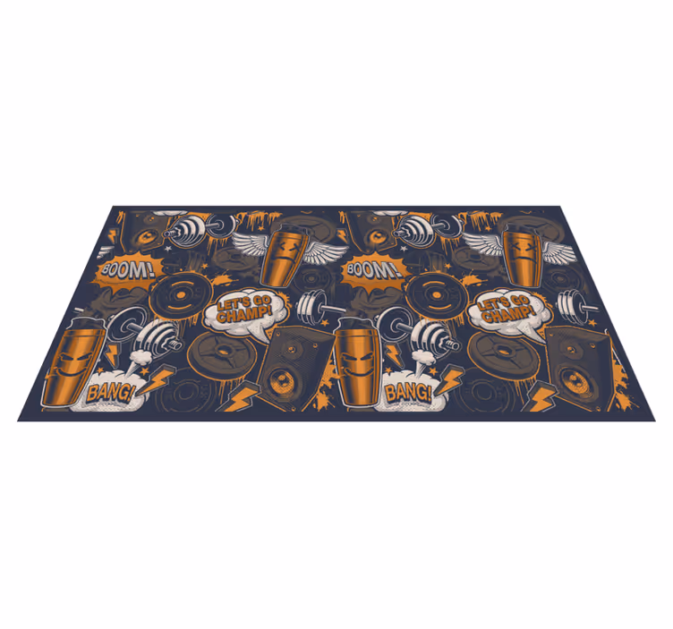 Vinylteppich Schlafzimmer Comic-graffiti-stile - TenStickers