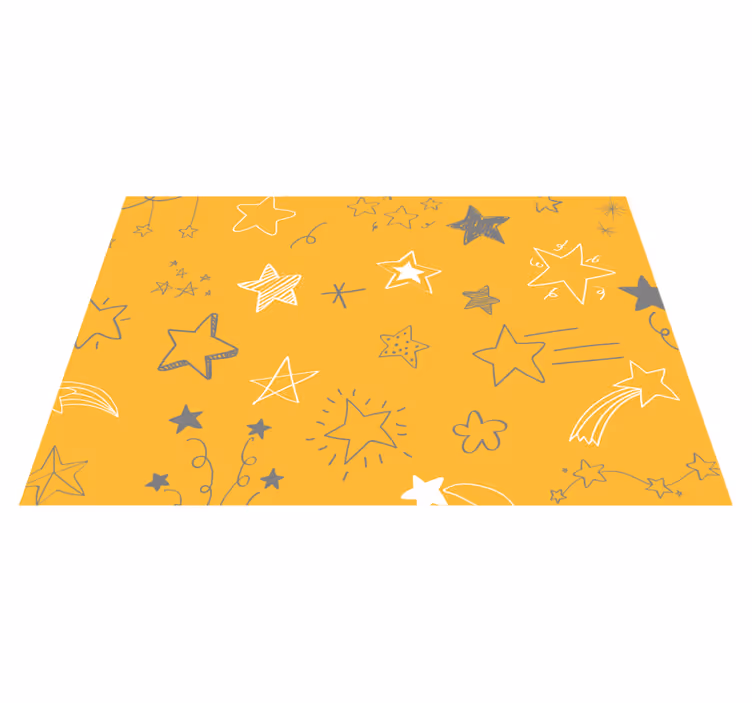 Vinyl teppich sterne nachthimmel muster - TenStickers