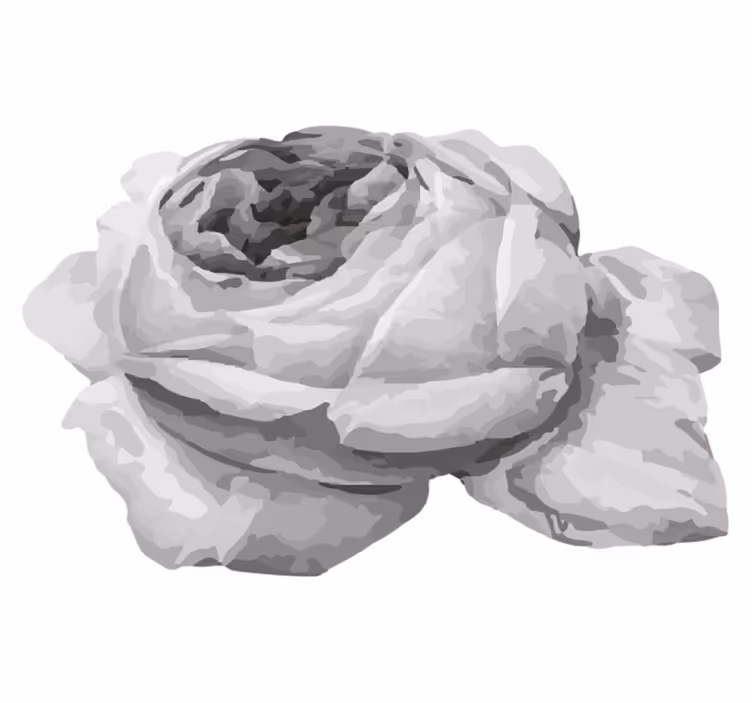 Vinyl Teppich Blumen rosenblüte - TenStickers