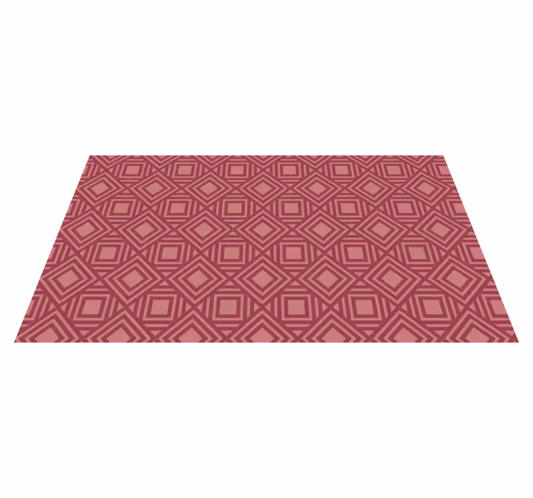 Vinyl teppich geometrisch mit diamantmustern - TenStickers