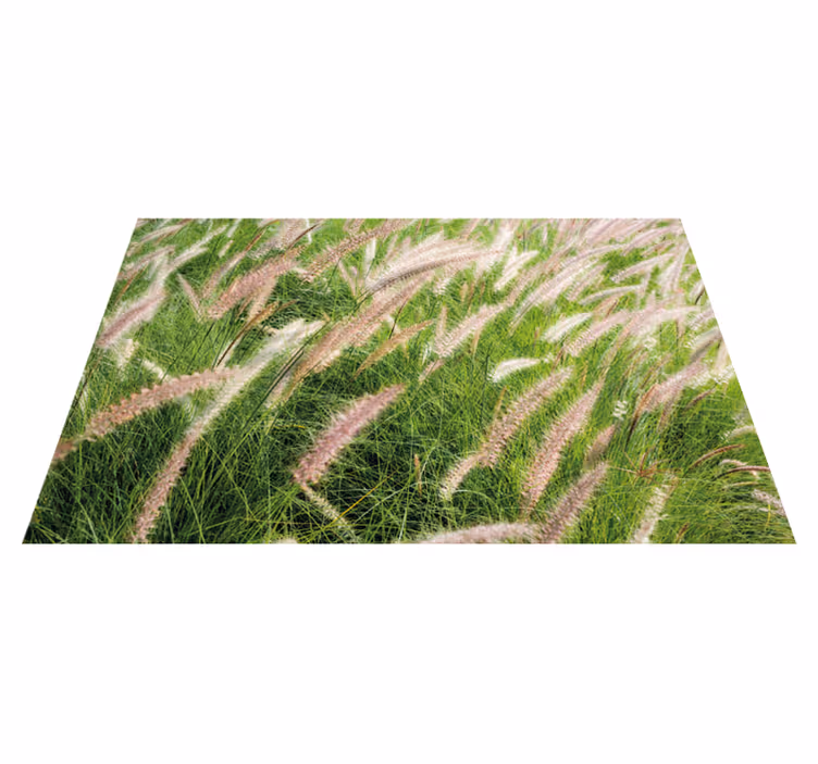Vinyl Teppich Natur üppige grünlandschaft - TenStickers