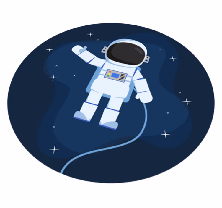 Vinyl Teppich Kinder kosmonauten-quest - TenStickers