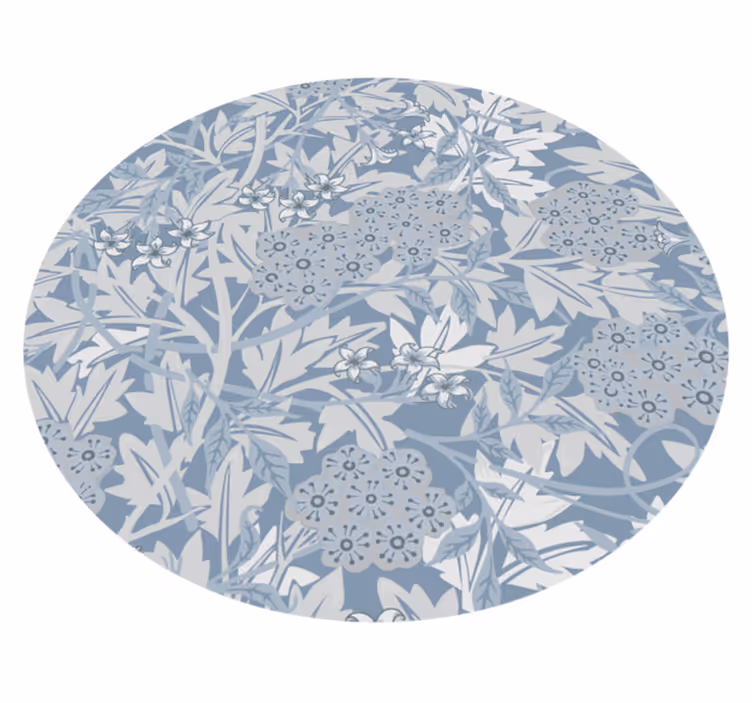 Vinyl Teppich Blumen blütenkomposition - TenStickers