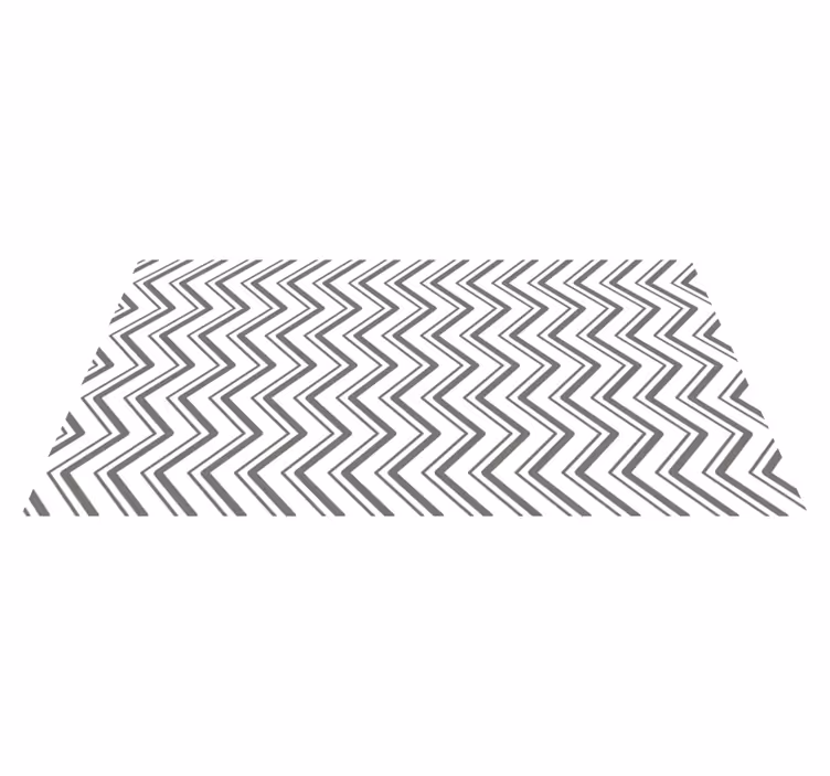 Vinyl Teppich geometrisch chevron-muster - TenStickers