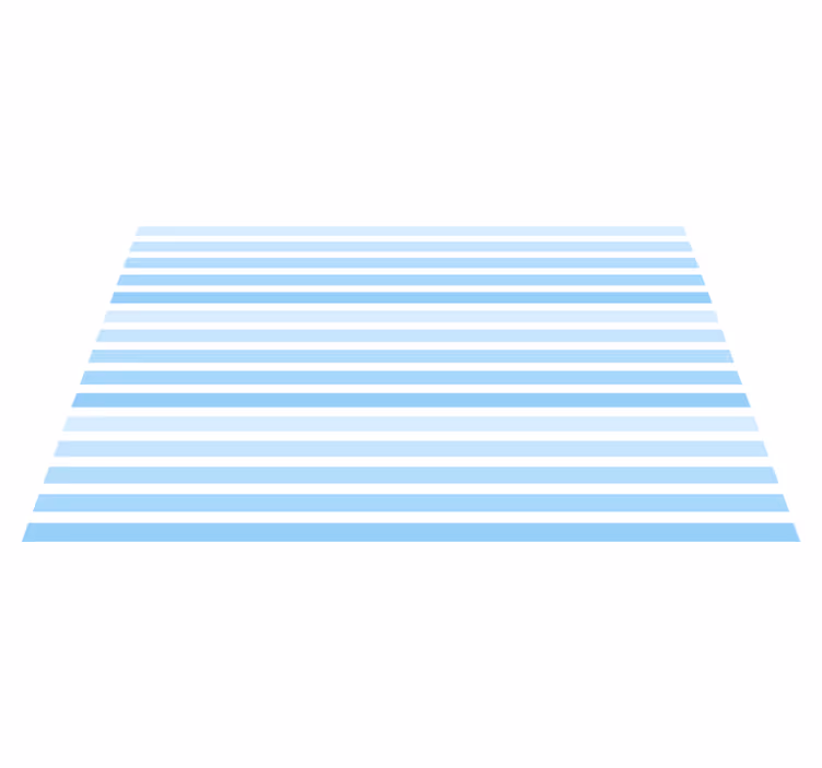 Vinyl Teppich gestreift blaues horizontales muster - TenStickers