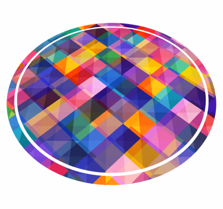 Vinyl Teppich Küche Bunte mosaikfliesen - TenStickers