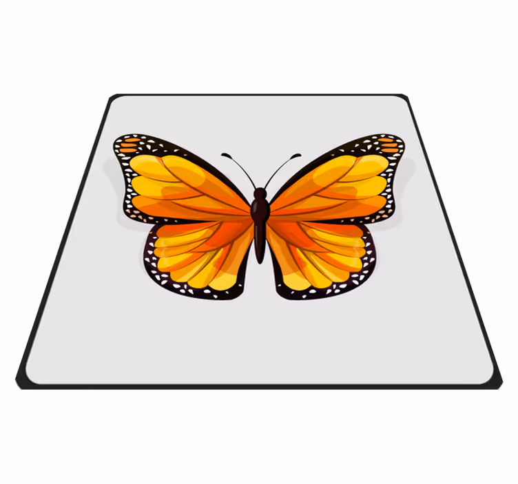 Vinyl Teppich Bad schöne schmetterlingskunst - TenStickers