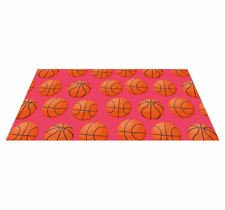 Vinylteppich kindlich basketball-motiv - TenStickers