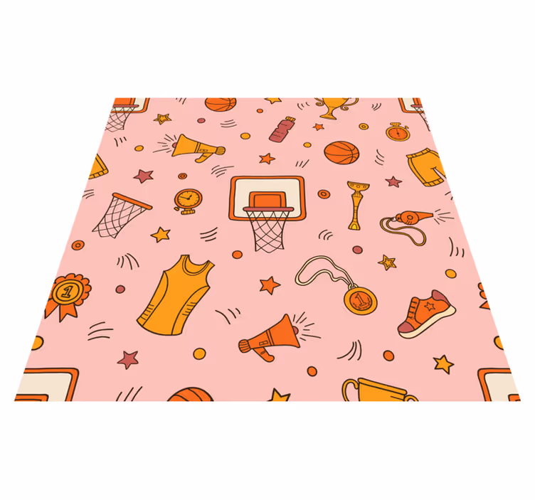 Vinyl Teppich Spiele sportliche fun-elemente - TenStickers