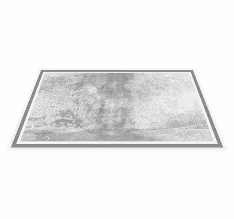 Vinyl Teppich Steinoptik abgenutzte graue farbe - TenStickers