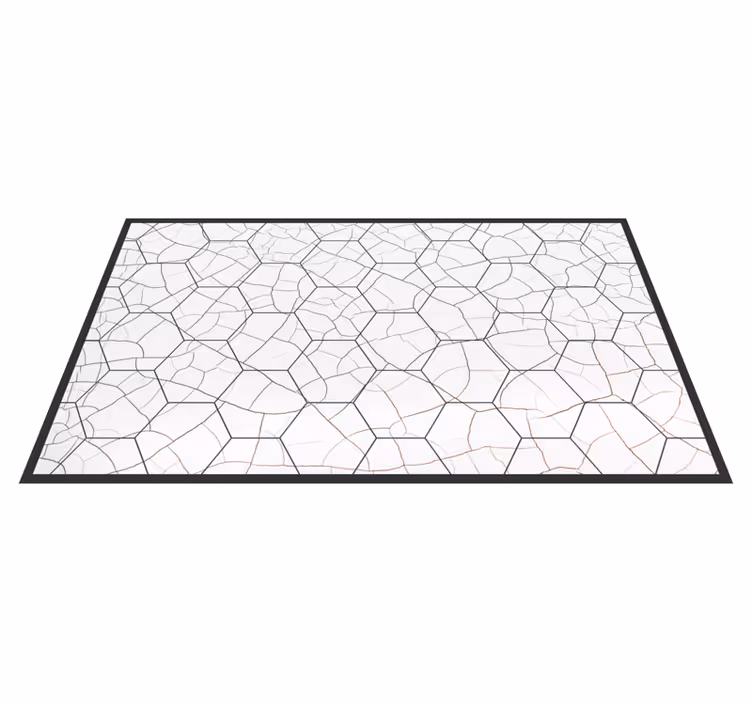 Vinyl Teppich geometrisch gebrochenes steinmuster - TenStickers