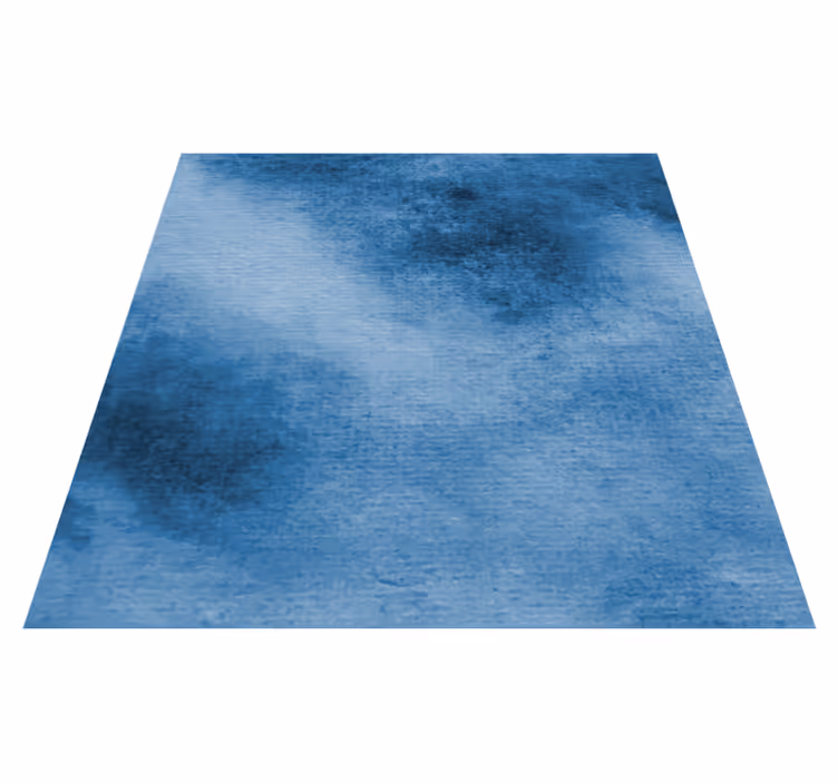 Vinyl Teppich Bad blauer farbverlaufsstil - TenStickers