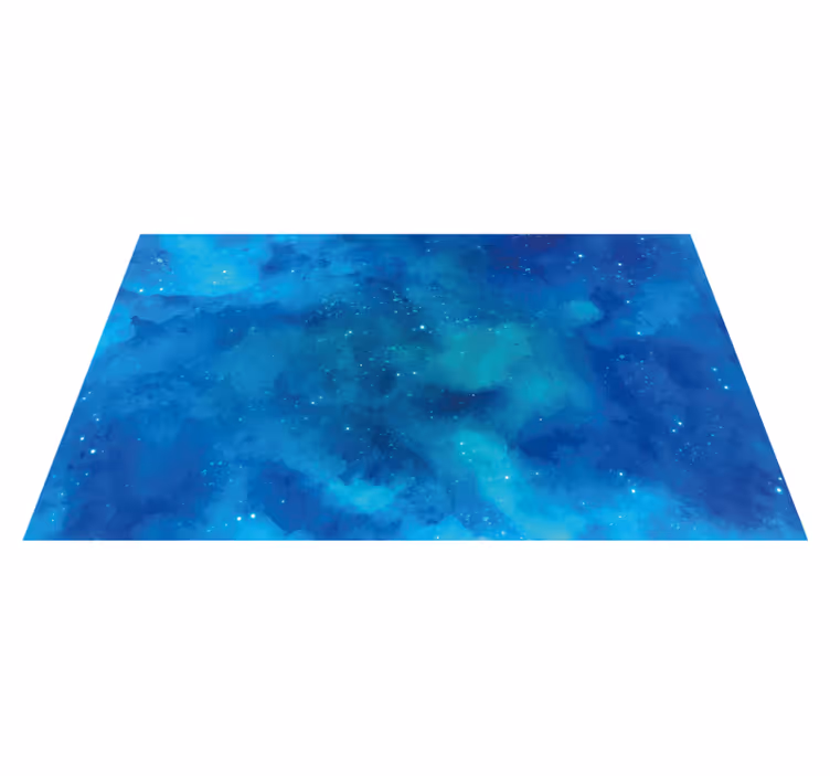 Vinylteppich modern Fantastische blaue und große galaxie - TenStickers