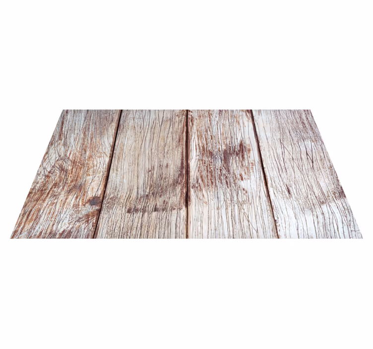 Vinylteppich Holzoptik verwitterte braune textur - TenStickers