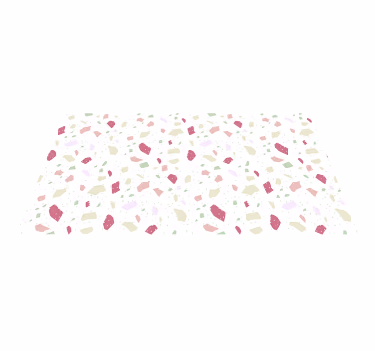 Vinylteppich kindlich dynamische bunte formen - TenStickers
