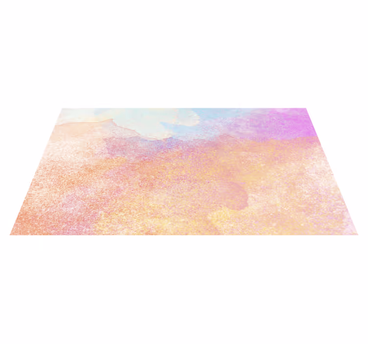 Vinyl teppich modern mit sanften pastellfarben - TenStickers