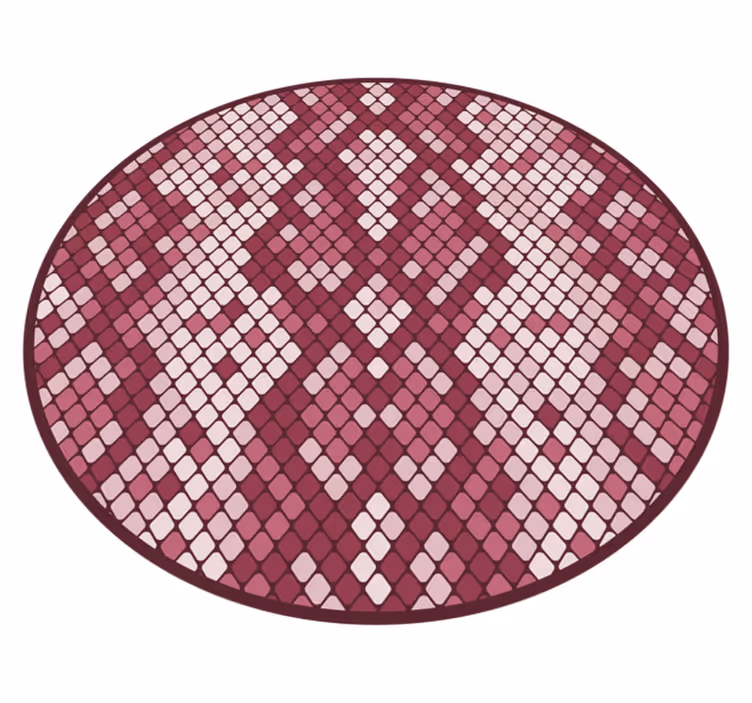 Vinyl Teppich Textur diamantmuster-mix - TenStickers