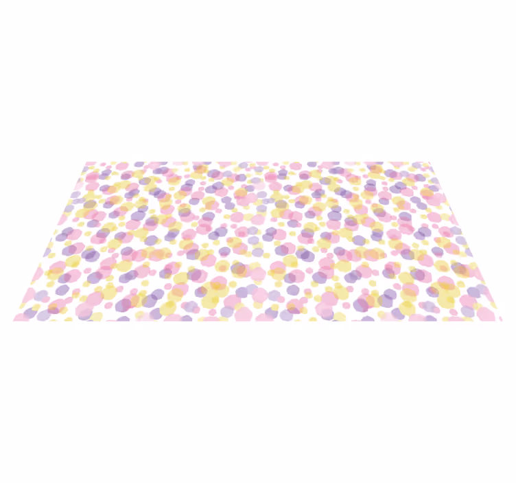 Vinyl Teppich Bad rosa blasenmuster - TenStickers