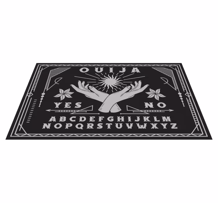 Vinyl Teppich Weltkarte ouija-hände-design - TenStickers