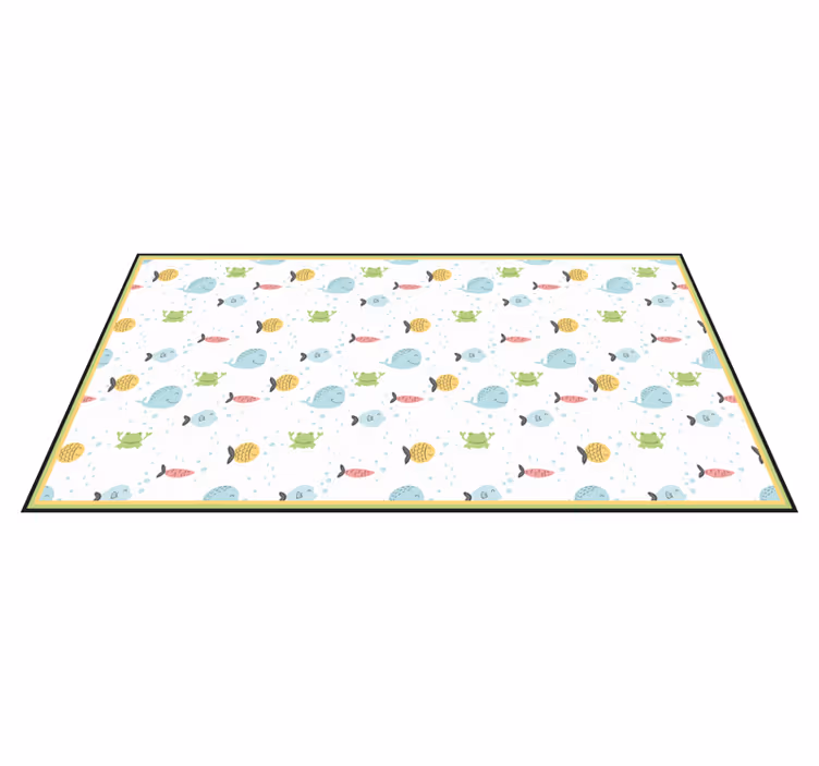 Vinyl Teppich Kinder skurrile meerestiere - TenStickers
