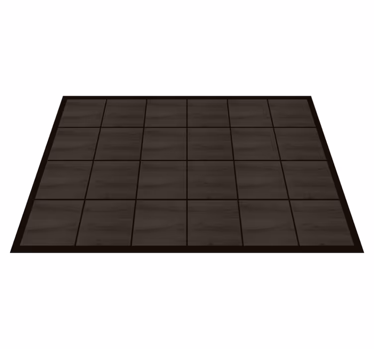 Vinylteppich holzoptik dunkle holzfliesen - TenStickers