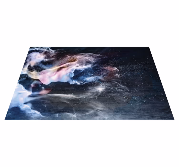 Vinyl Teppich Jugendzimmer kosmische rauchwirbel - TenStickers