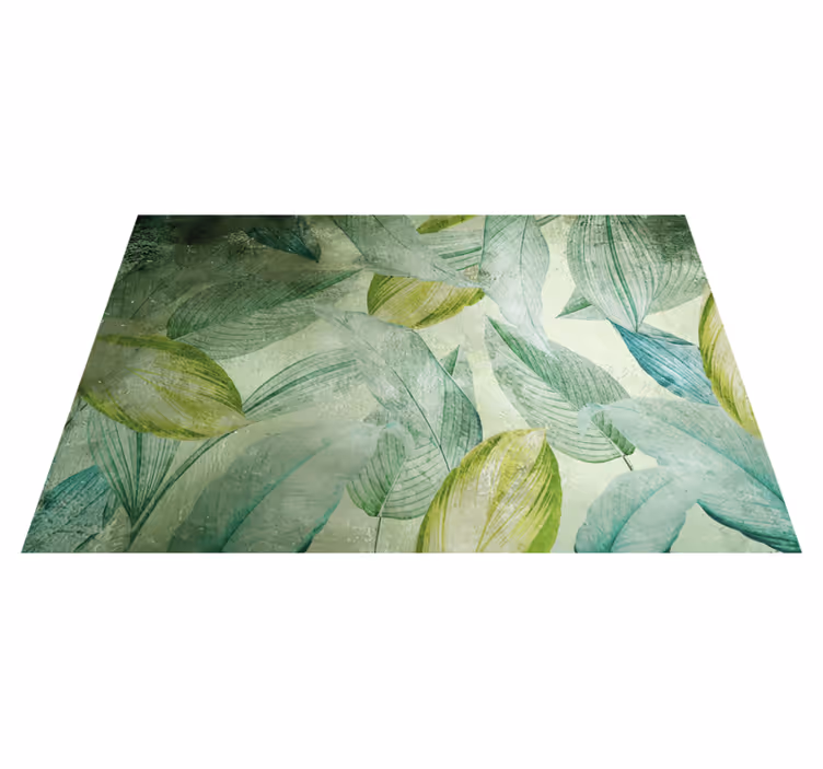 Vinyl Teppich Natur lebendiges grünmotiv - TenStickers