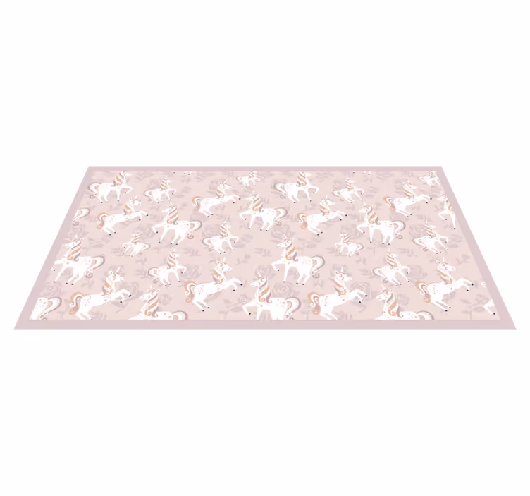 Vinyl Teppich Kinder einhorn-traumlandschaft - TenStickers