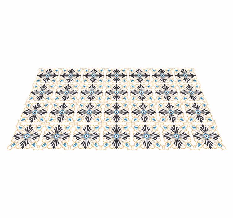 Vinyl Teppich Mosaik eleganter mosaikstil - TenStickers