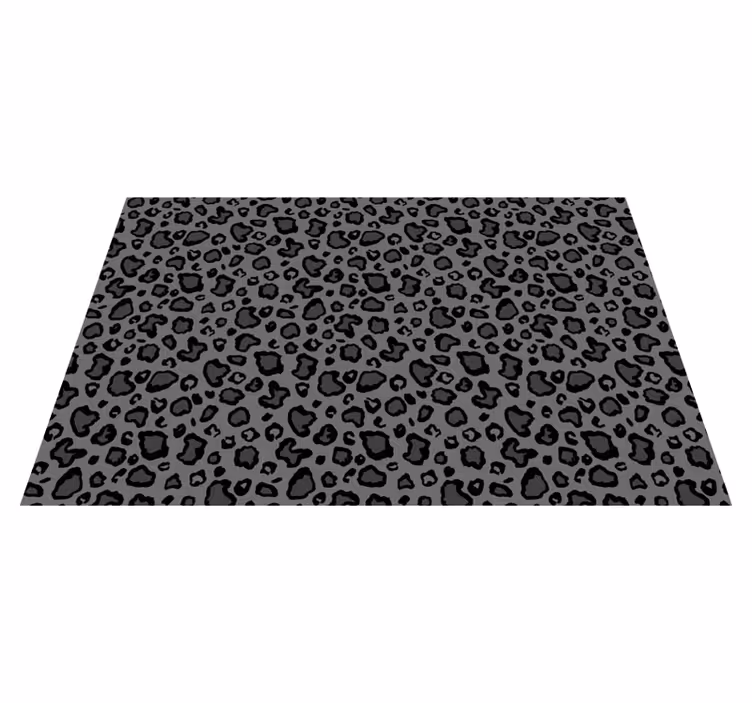Vinyl teppich tiermuster im leopardenlook - TenStickers