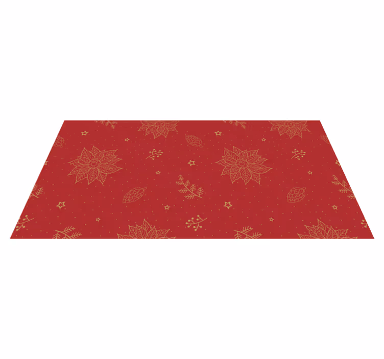 Vinyl Teppich Mandala festliche blumenmotive - TenStickers